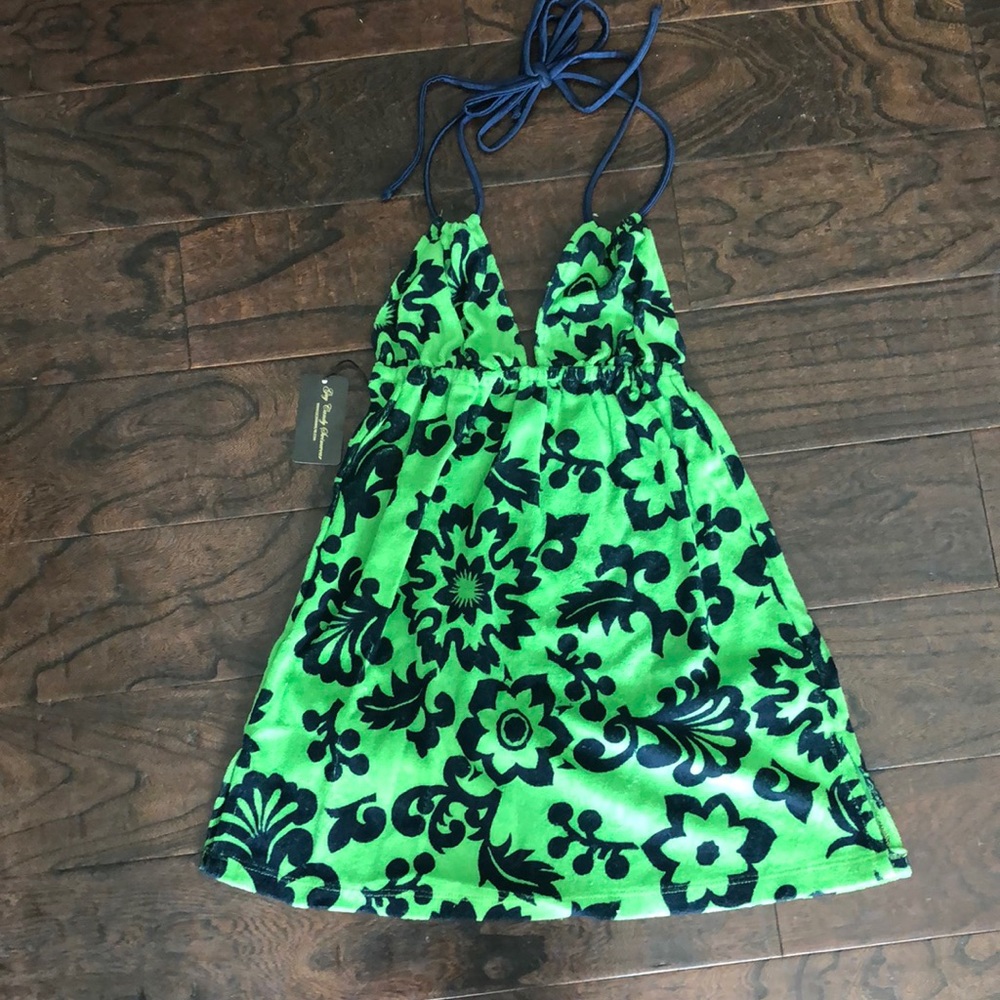 Halter swimsuit cover up
